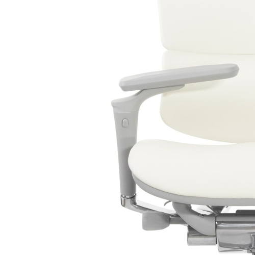 Ортопедическое кресло Falto Leather Premium Белое