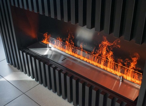 Электроочаг Schönes Feuer 3D FireLine 600 со стальной крышкой в Магнитогорске