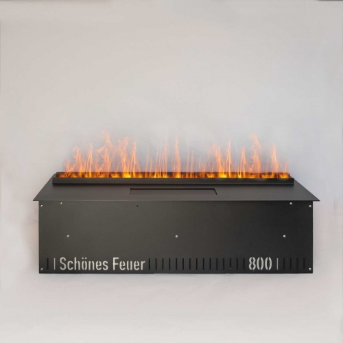 Электроочаг Schönes Feuer 3D FireLine 800 со стальной крышкой в Магнитогорске
