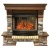 Каминокомплект InterFlame Экстер Rock Beige/Black (темный дуб)+Panoramic 25 в Магнитогорске